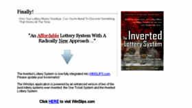 What Invertedlotterysystem.com website looked like in 2018 (5 years ago)