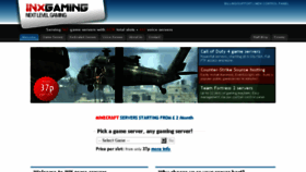 What Inx-gaming.com website looked like in 2018 (5 years ago)