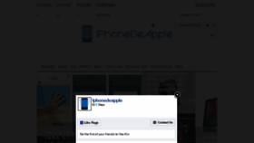 What Iphonedeapple.com website looked like in 2018 (5 years ago)