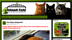 What Island-cats.com website looked like in 2018 (6 years ago)