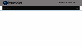 What Issueticket.com website looked like in 2018 (5 years ago)