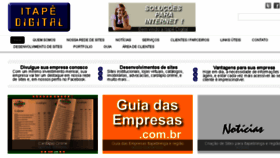 What Itapedigital.com.br website looked like in 2018 (5 years ago)