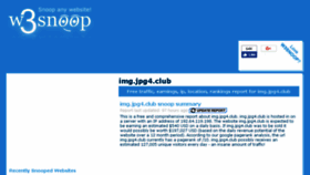 What Img.jpg4.club.w3snoop.com website looked like in 2018 (6 years ago)