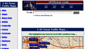 What I45texas.com website looked like in 2018 (7 years ago)