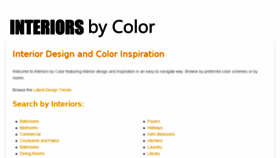 What Interiorsbycolor.com website looked like in 2018 (5 years ago)