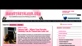 What Imnotastalker.com website looked like in 2018 (5 years ago)