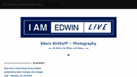 What Iamedwin.live website looked like in 2018 (5 years ago)