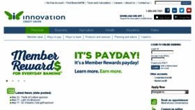 What Innovationcu.ca website looked like in 2018 (5 years ago)