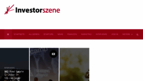 What Investorszene.de website looked like in 2018 (5 years ago)