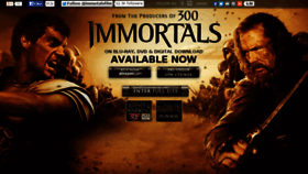 What Immortalsmovie.com website looked like in 2018 (5 years ago)
