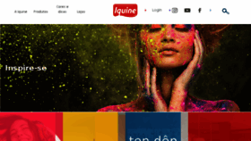 What Iquine.com.br website looked like in 2018 (5 years ago)
