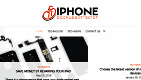 What Iphonebackupextractor.org website looked like in 2018 (5 years ago)