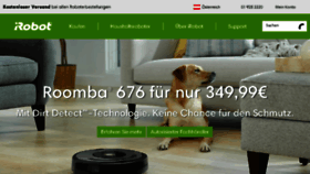 What Irobot.at website looked like in 2018 (5 years ago)