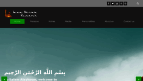 What Imamhussainresearch.com website looked like in 2018 (5 years ago)