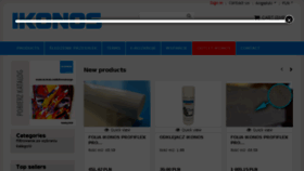 What Ikonos.pl website looked like in 2018 (5 years ago)