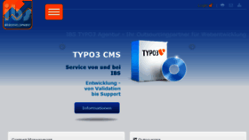 What Ibs-typo3-agentur.de website looked like in 2018 (5 years ago)