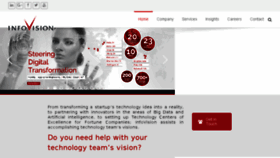 What Infovision.com website looked like in 2018 (5 years ago)