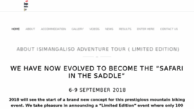 What Isimangaliso-mtb.co.za website looked like in 2018 (5 years ago)
