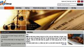 What Ipic.vn website looked like in 2018 (7 years ago)