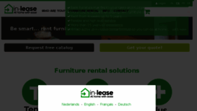 What In-lease.com website looked like in 2018 (5 years ago)