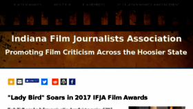 What Indianafilmjournalists.com website looked like in 2018 (6 years ago)