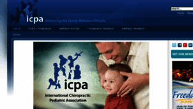 What Icpa4kids.org website looked like in 2018 (5 years ago)