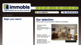 What Immobis.com website looked like in 2018 (5 years ago)