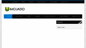 What Imojado.com website looked like in 2018 (5 years ago)