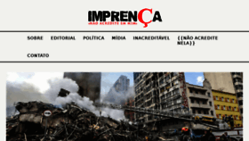 What Imprenca.com website looked like in 2018 (5 years ago)