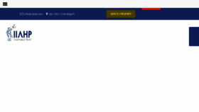 What Iiahp.com website looked like in 2018 (5 years ago)