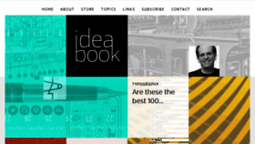 What Ideabook.com website looked like in 2018 (5 years ago)