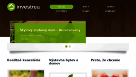 What Investrea.sk website looked like in 2018 (5 years ago)
