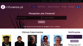 What Infofunerais.pt website looked like in 2018 (5 years ago)