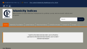 What Islamicity-index.org website looked like in 2018 (5 years ago)