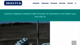 What Irritek.com.au website looked like in 2018 (6 years ago)