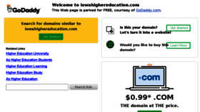What Iowahighereducation.com website looked like in 2018 (5 years ago)