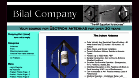 What Isotronantennas.com website looked like in 2018 (7 years ago)