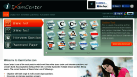 What Iexamcenter.com website looked like in 2018 (5 years ago)