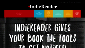 What Indiereader.com website looked like in 2018 (5 years ago)