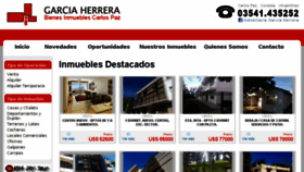 What Inmobiliariagarciaherrera.com website looked like in 2018 (5 years ago)