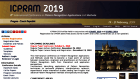 What Icpram.org website looked like in 2018 (5 years ago)