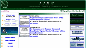 What Ijbs.org website looked like in 2018 (5 years ago)