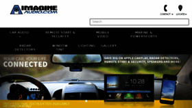 What Imagineaudio.com website looked like in 2018 (5 years ago)