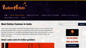 What Indianartists.co.in website looked like in 2018 (5 years ago)