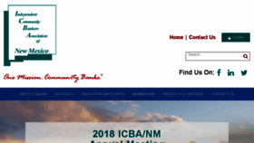 What Icbanm.org website looked like in 2018 (6 years ago)