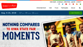 What Iowastatefair.org website looked like in 2018 (5 years ago)
