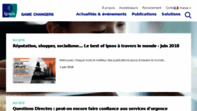 What Ipsos.fr website looked like in 2018 (5 years ago)