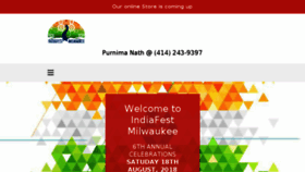 What Indiafestmilwaukee.org website looked like in 2018 (5 years ago)