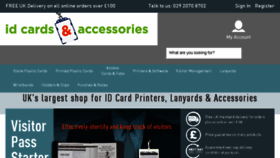What Idcardsandaccessories.co.uk website looked like in 2018 (5 years ago)