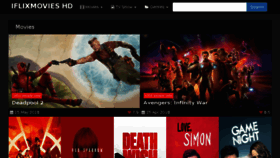 What Iflixmovies.com website looked like in 2018 (5 years ago)